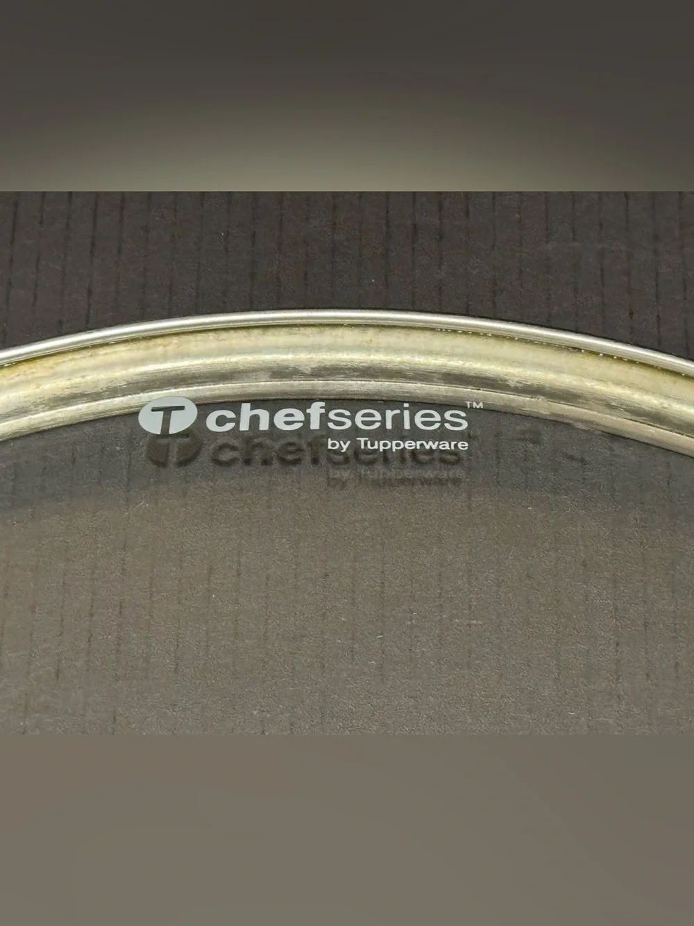Tupperware T Chef Series Heavy Duty Glass Lid only Approx 11.75”